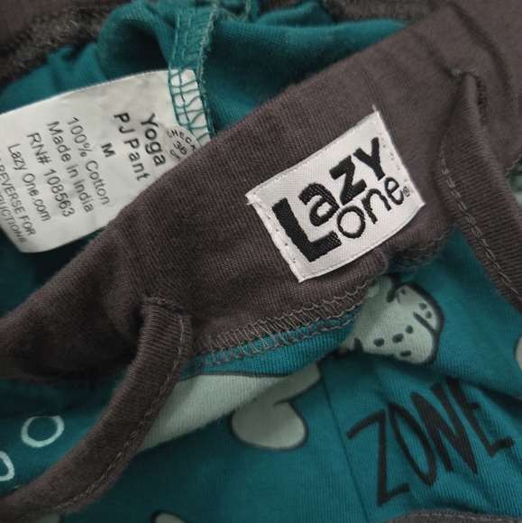 Lazy One Manatee Print Pajama Bottoms, No Wake Zone, M - Picture 10 of 12